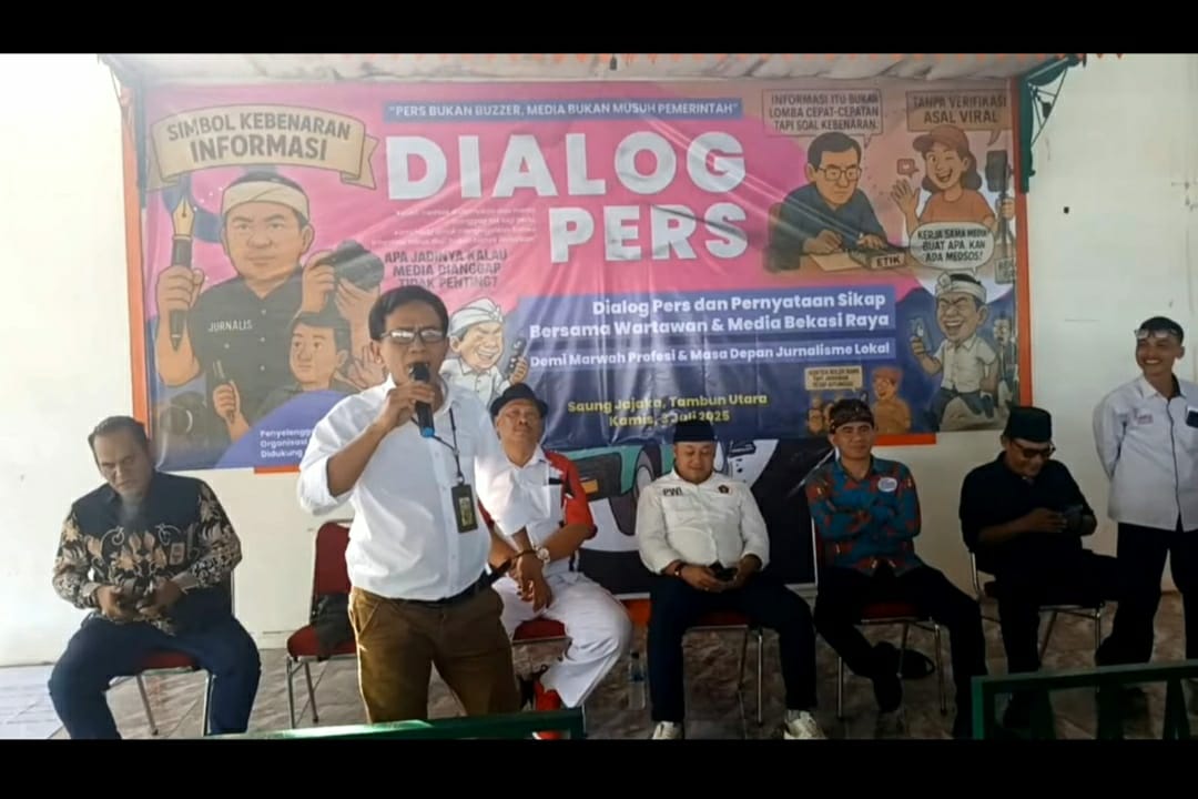 Ratusan Insan Pers Bekasi Raya Desak KDM Klarifikasi Terkait Statemen Tidak Ingin Kerjasama Dengan Media
