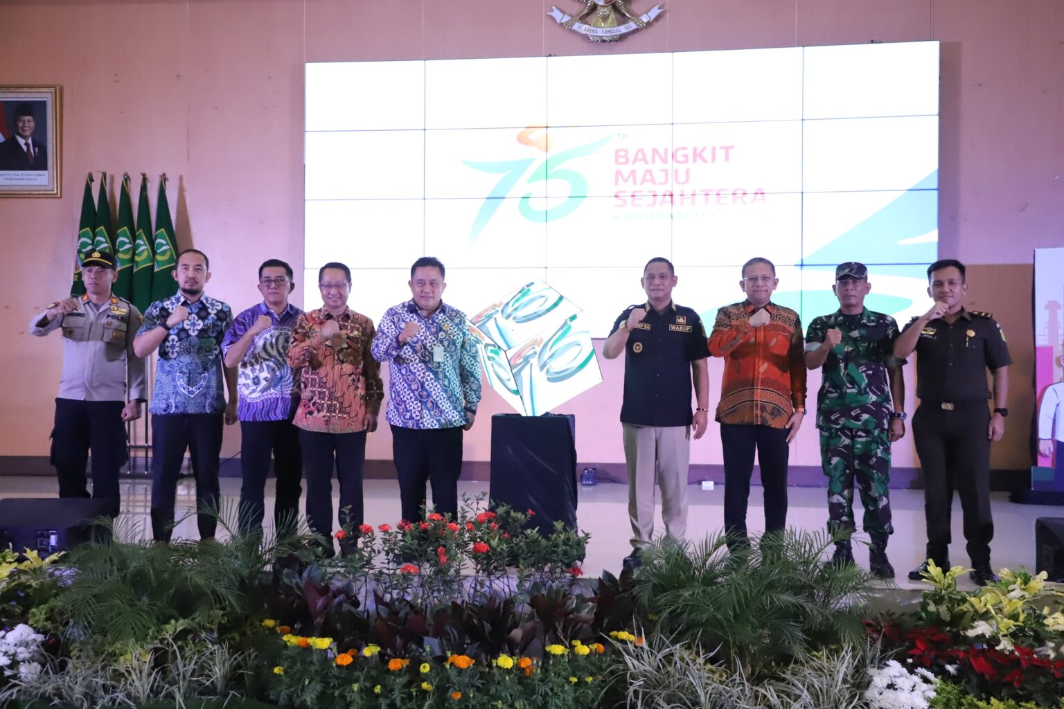 Logo Hari Jadi Kabupaten ke-75 Resmi Diluncurkan, Wabup : Simbol Semangat Bangkit, Maju, Sejahtera