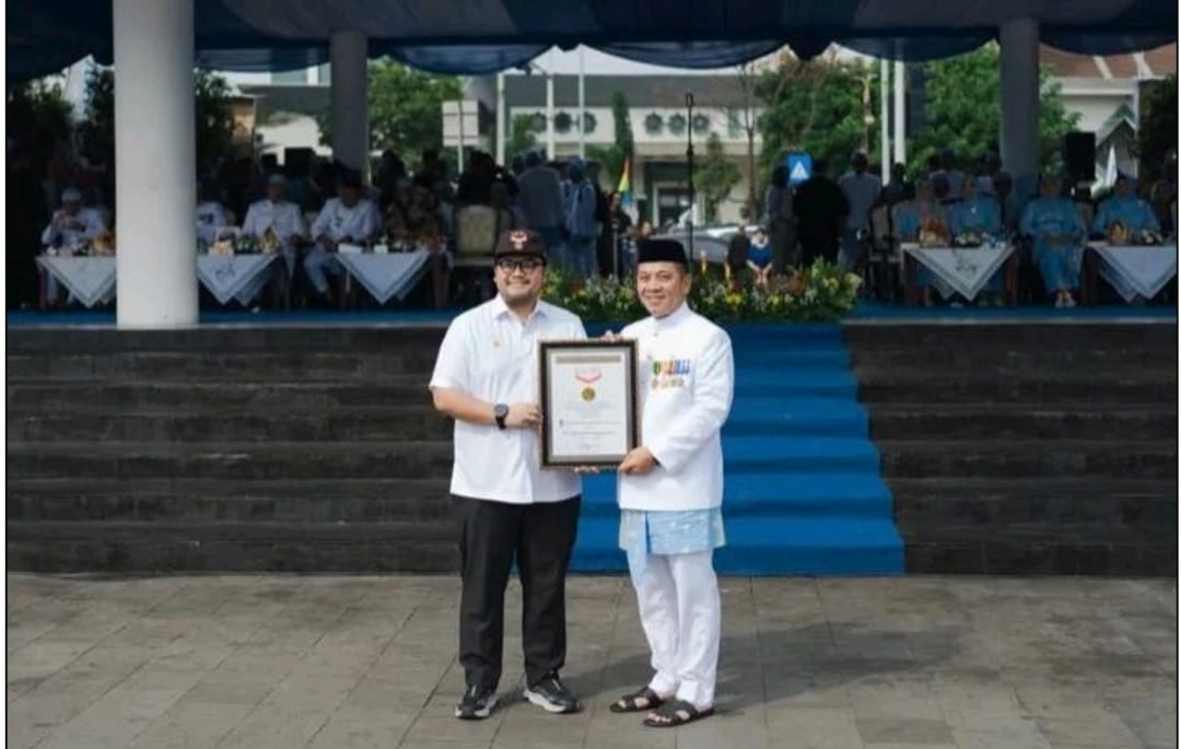 Upacara peringatan Hari jadi Ke -392 Karawang, Bupati Aep sampaikan Kerja Nyata untuk Masyarakat