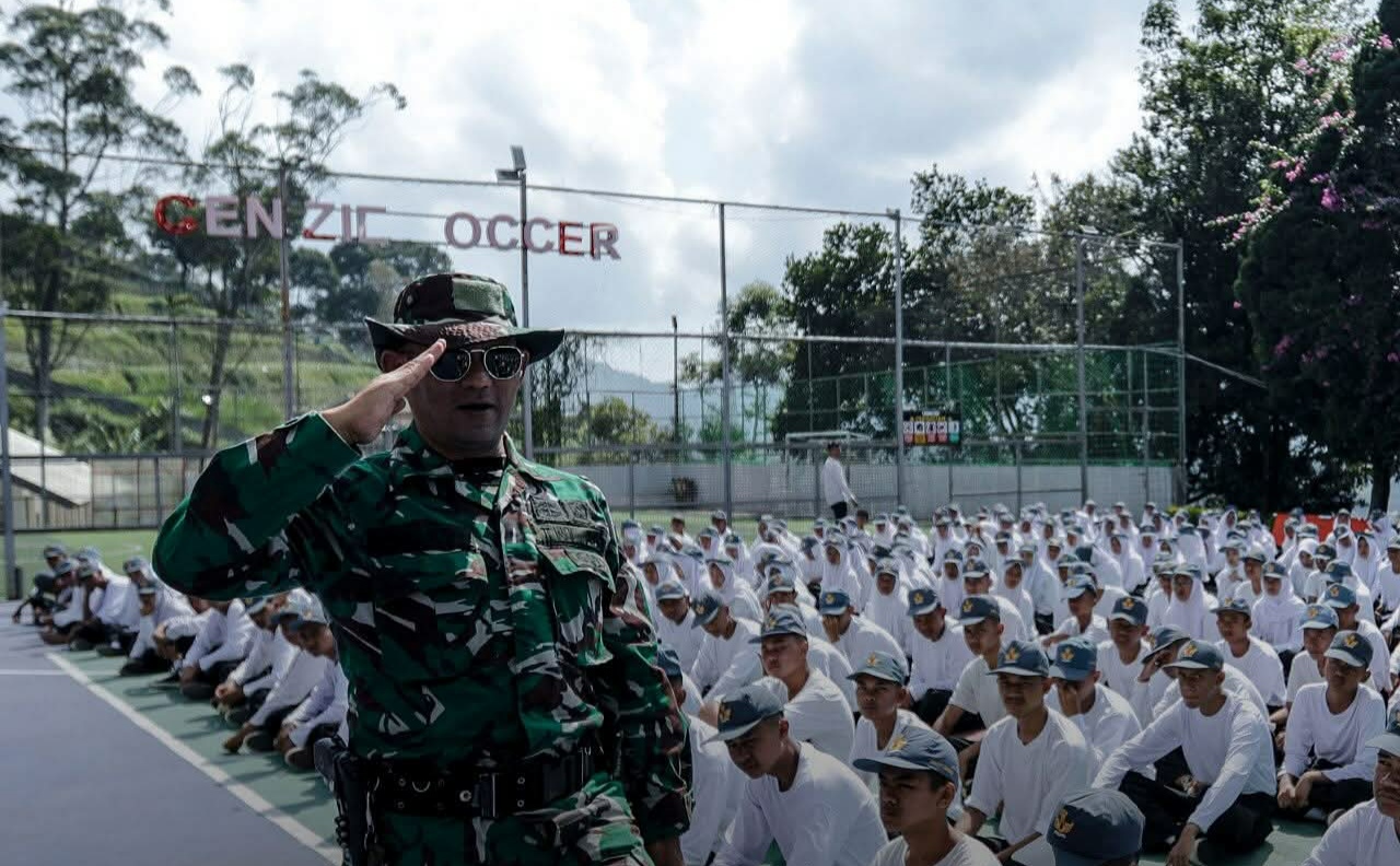 Ratusan Siswa-Siswi SMK PPN Lembang Ikuti Kegiatan Barak Unggul Pertanian Bersama TNI Koramil 0912