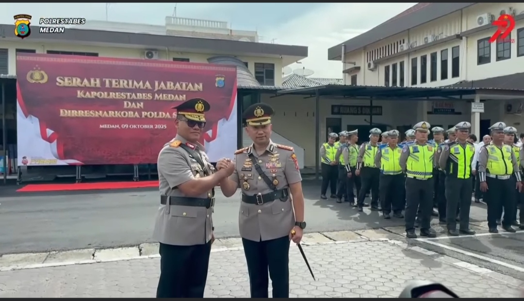 Kombes Pol Jean Calvijn Simanjuntak Resmi Menjabat Kapolrestabes Medan Sumut