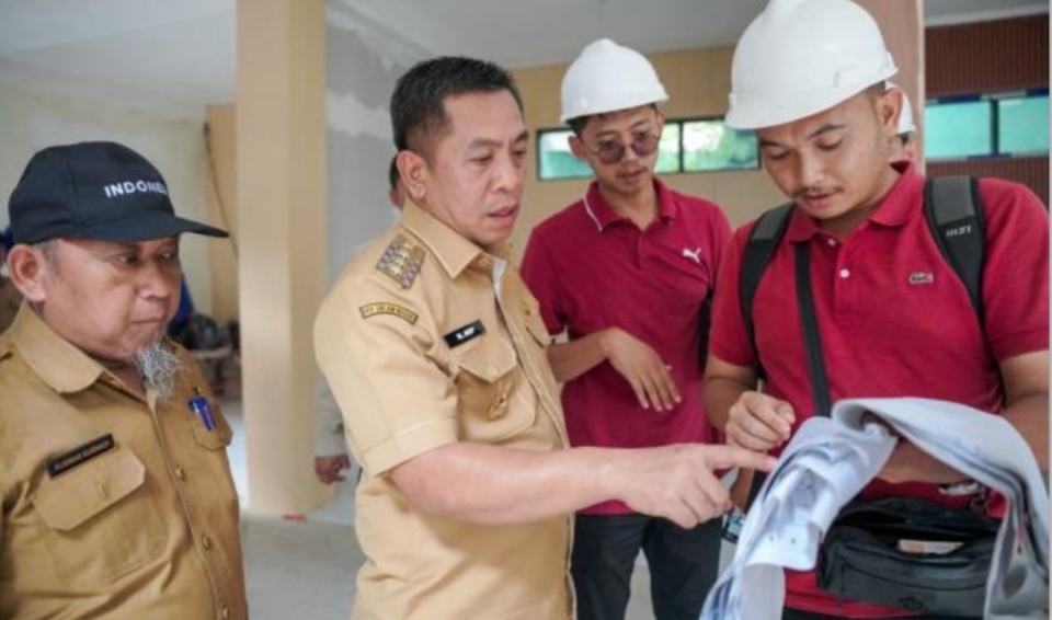 Tinjau Pembangunan Mall Pelayanan Publik (MPP) di Cikampek; Bupati Karawang Komitmen Tingkatkan Mutu Layanan