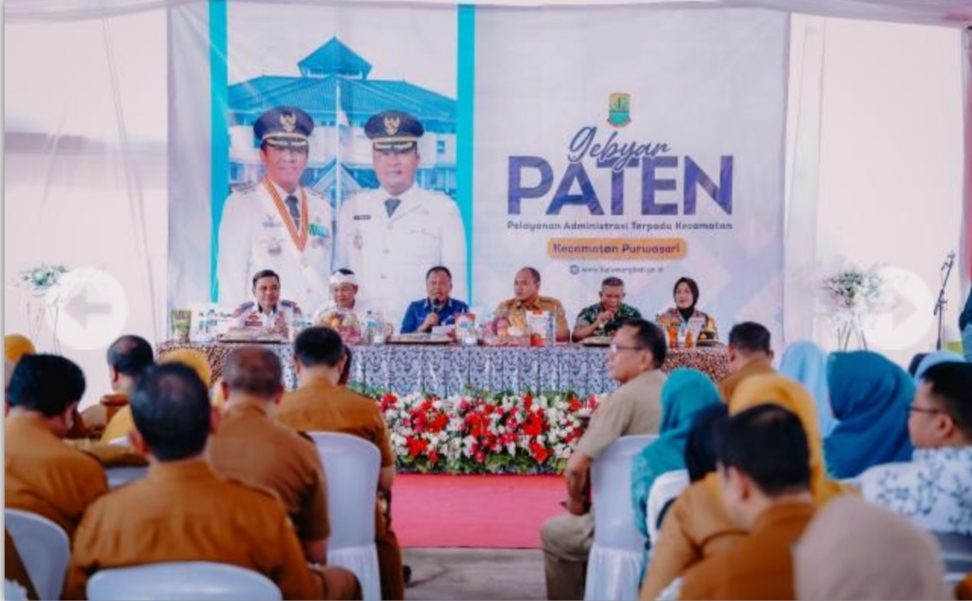 Gebyar Paten Purwasari , Wakil Bupati Maslani Inginkan Kolaborasi Wujudkan Karawang Maju.